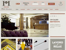 Tablet Screenshot of hotelleonessa.com